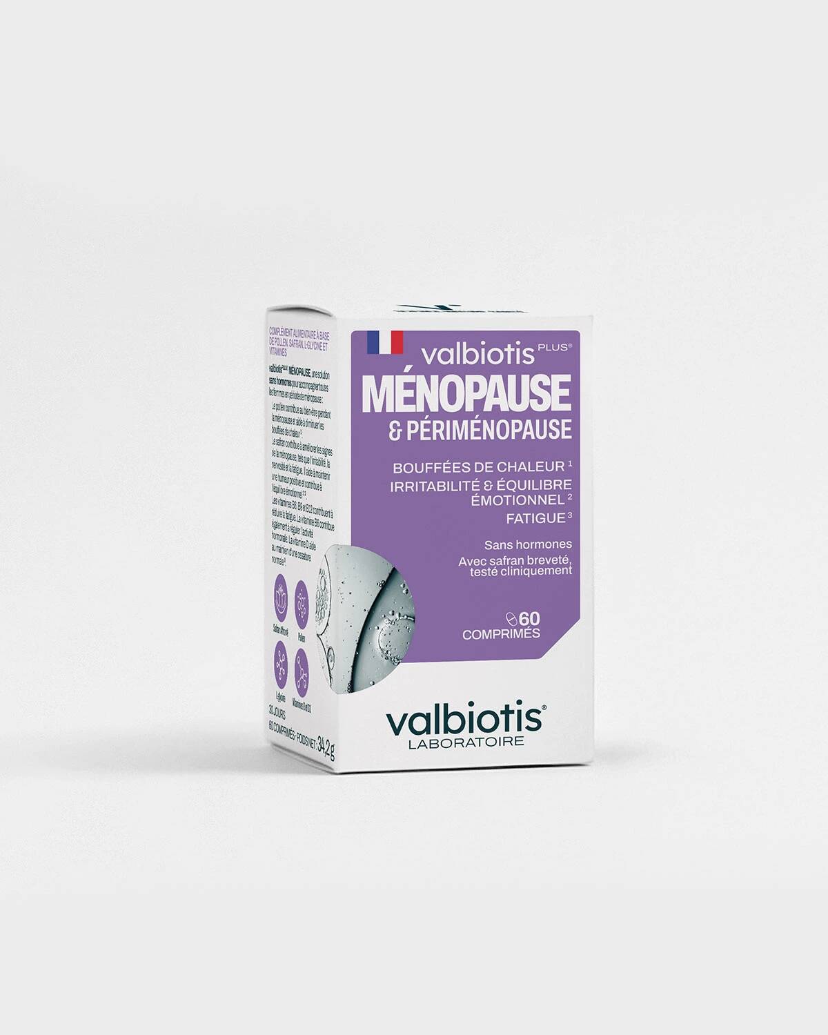 Valbiotis Plus® Ménopause & Périménopause, une solution complémentaire pour accompagner les symptômes