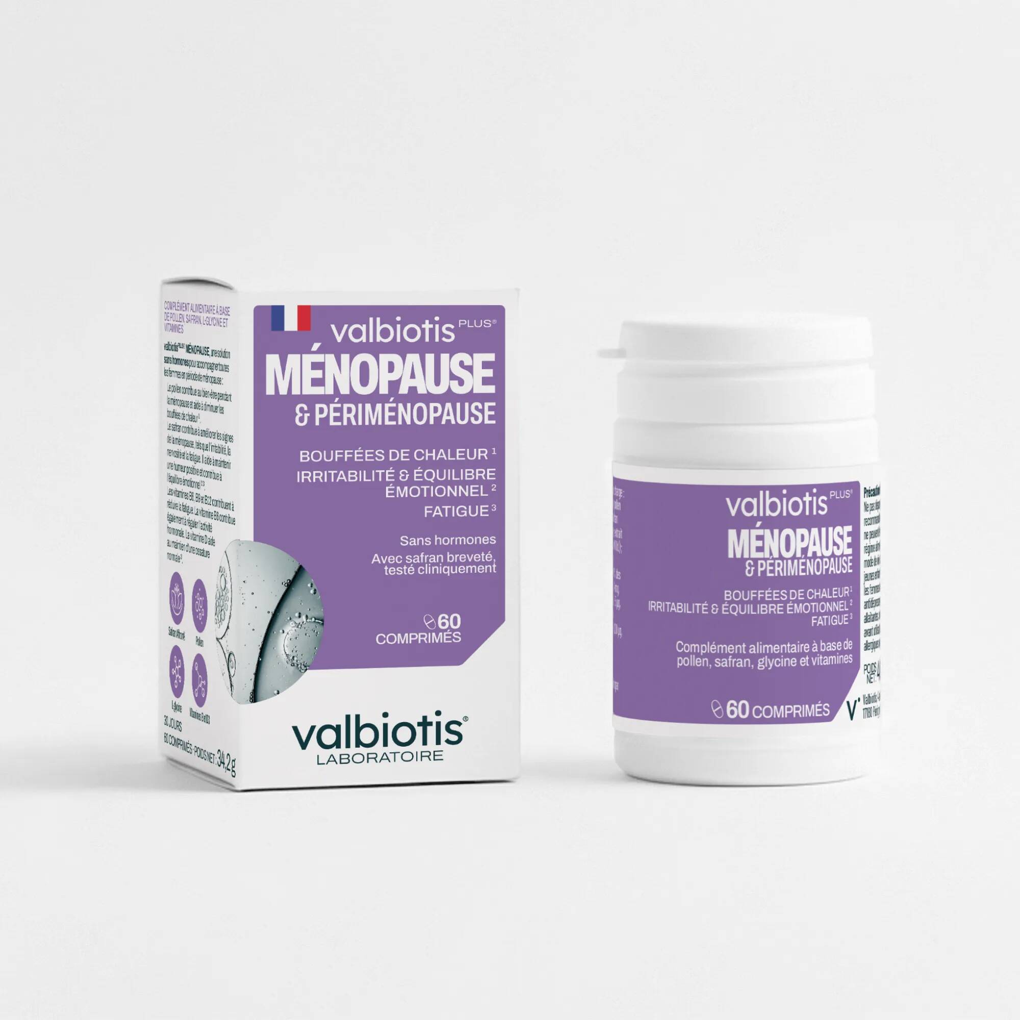 Valbiotis Plus® Ménopause & Périménopause, une approche complémentaire 