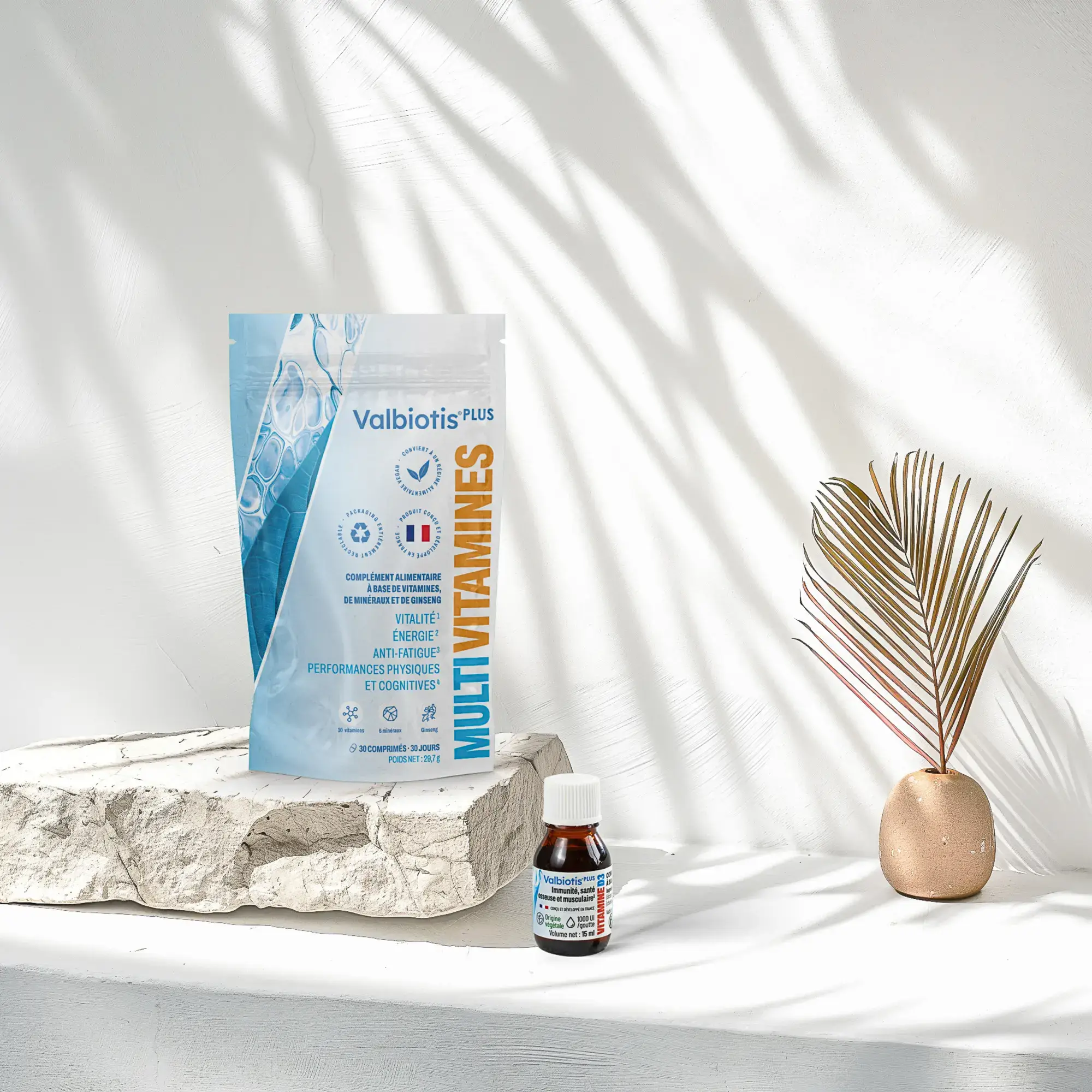 Duo Vitaminé | Valbiotis® Plus Multivitamines & Vitamine D3